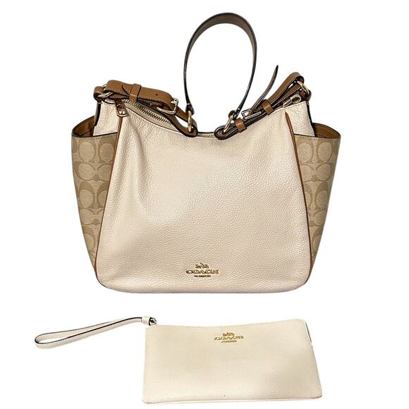 Coach Rori Colorblock Signature Tote w/ Matching Wristlet - Picture 2 of 16